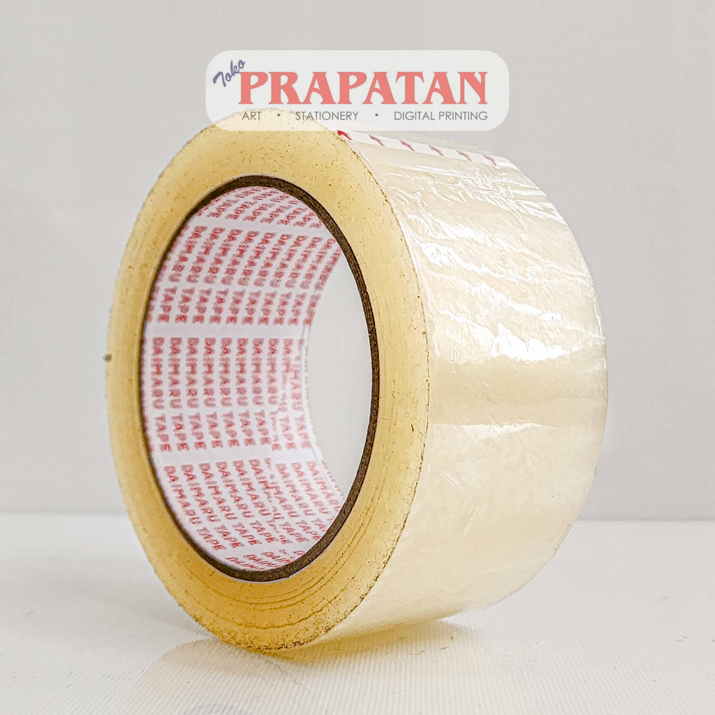 

Lakban Bening Daimaru 48mm | Isolasi Bening | Selotip