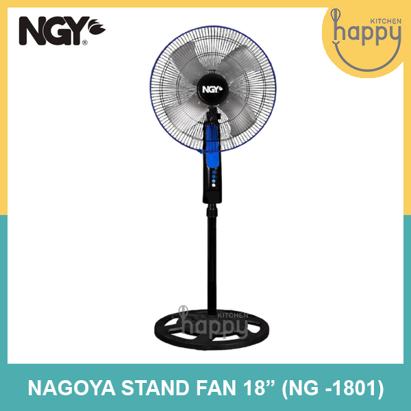 Nagoya Kipas Angin Berdiri Stand Fan 18 Inch Baling Besi NG-1801 Nagoya 1801