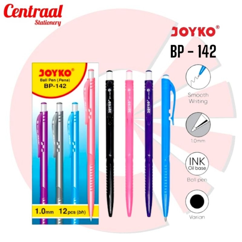 

Bolpoint Joyko BP 142 1.0mm (1Pak/12Pcs)