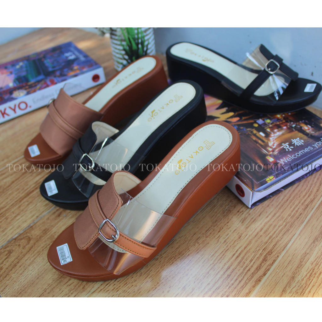 Sandal wedges wanita cassual korea terbaru/sandal wanita terbaru 2023/sandal wanita 5 cm terbaru/sandal wedges wanita pesta terbaru/sandal wanita simple modis/sandal wedges wanita kekinan