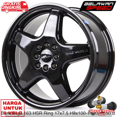 PELEK MOBIL RACING VELG MODIFIKASI RING 17 HSR BAMBERG PCD 4X100/114,3 UNTUK MOBILIO LIVINA FREED AV
