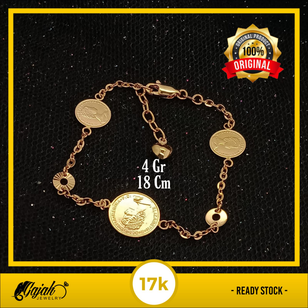 Gelang Emas 17K - 4 Gr Kadar 750 - 5188