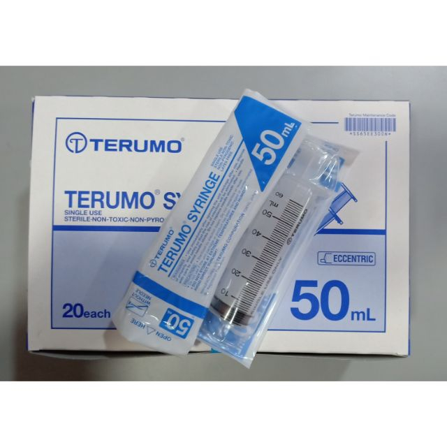 Terumo Syringe 50ml / 50cc Terumo / Spuit 50cc Lubang Pinggir