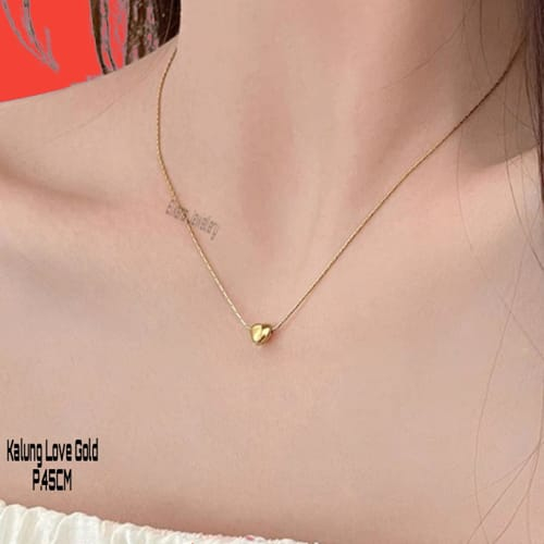 Kalung Lucu Titanium Tren Kekinian Anti Karat Anti Luntur