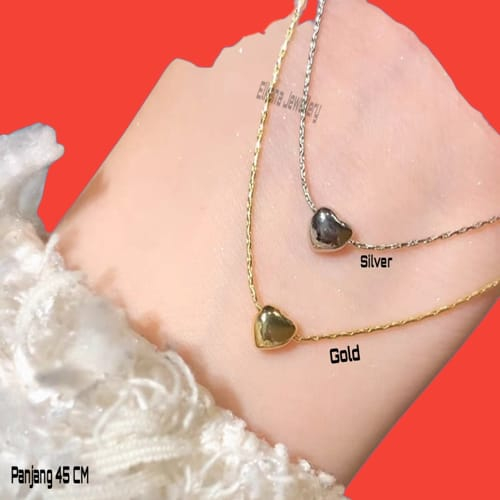Kalung Lucu Titanium Tren Kekinian Anti Karat Anti Luntur