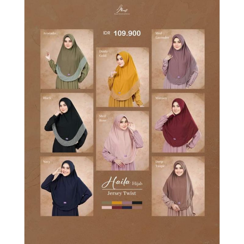 Haila Hijab || Haila Hijab arrafi || Hijab Bergo || Bergo Arrafi