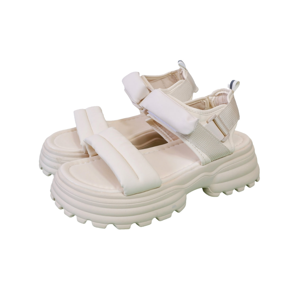 Nadilastuff Mingyu Platform Sandal  Wanita Premium Korean Style Hak Tahu Ringan