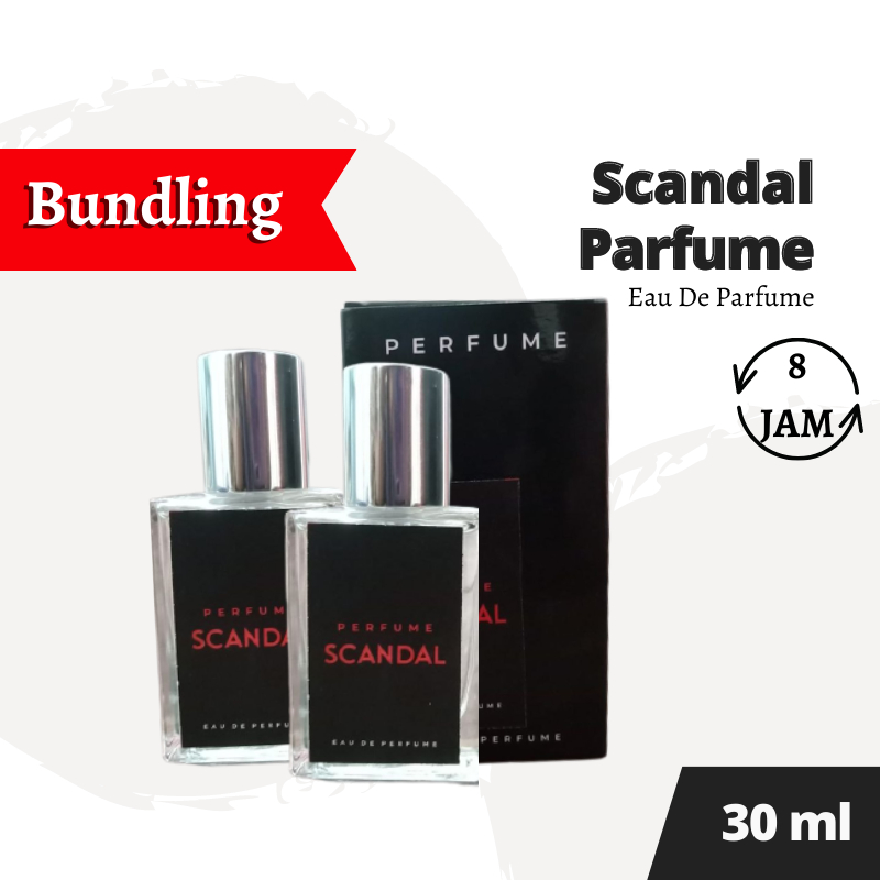 PAKET HEMAT 2 pcs-PARFUME SCANDAL-Pemikat Wanita Aroma Masculine