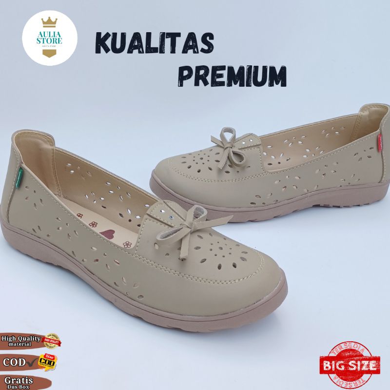 slip on wanita kekinian big size (jumbo) yan pmt