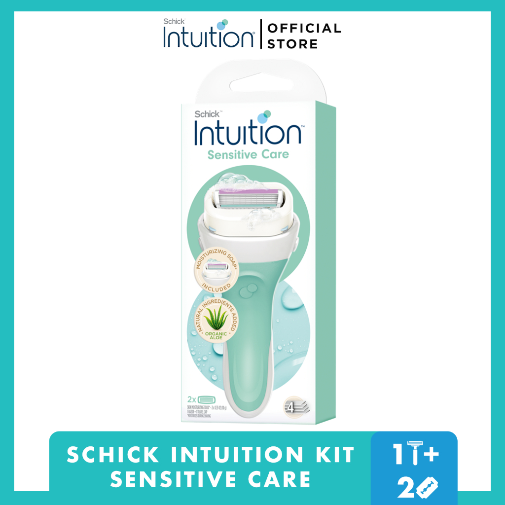 Schick Intuition Kit Sensitive Care - Alat Cukur Wanita