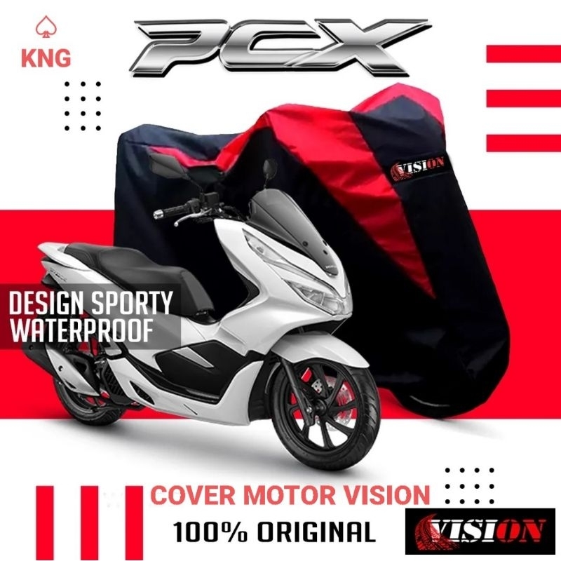 Sarung Motor Vision Nmax Aerox Vario Lexi PCX Beat Scoopy  Terbaru -  Cover Body Motor  Waterproof  Pelindung dari Debu Panas Hujan