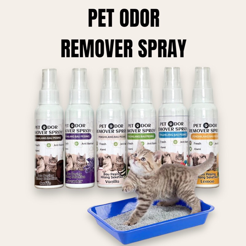 Penghilang Bau Pesing Kucing PET ODOR REMOVER SPRAY 100ml