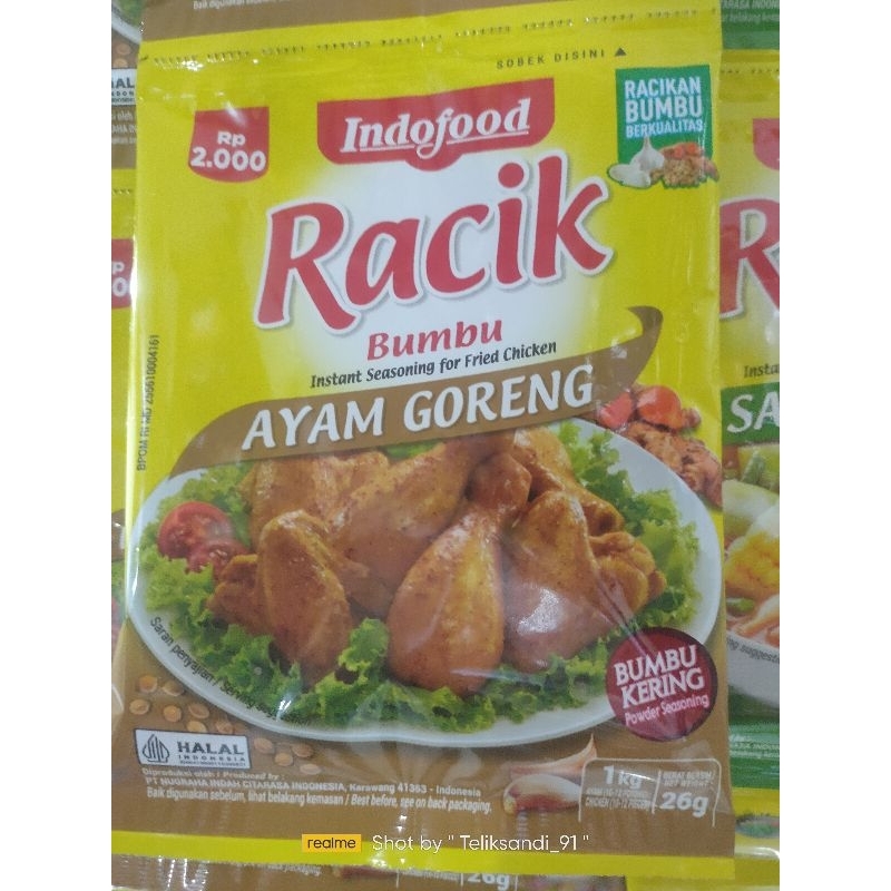 

racik ayam goreng 1 pcs