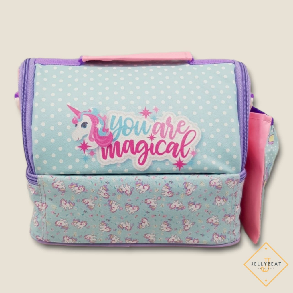 Tas Bekal Anak Model Rumah Foil Tahan Panas Dingin Lunch Bag Kantong