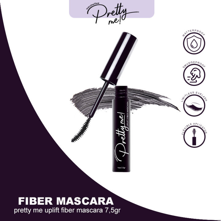 MARSHWILLOW Pretty Me Uplift Fiber Mascara Maskara By Natasha Wilona