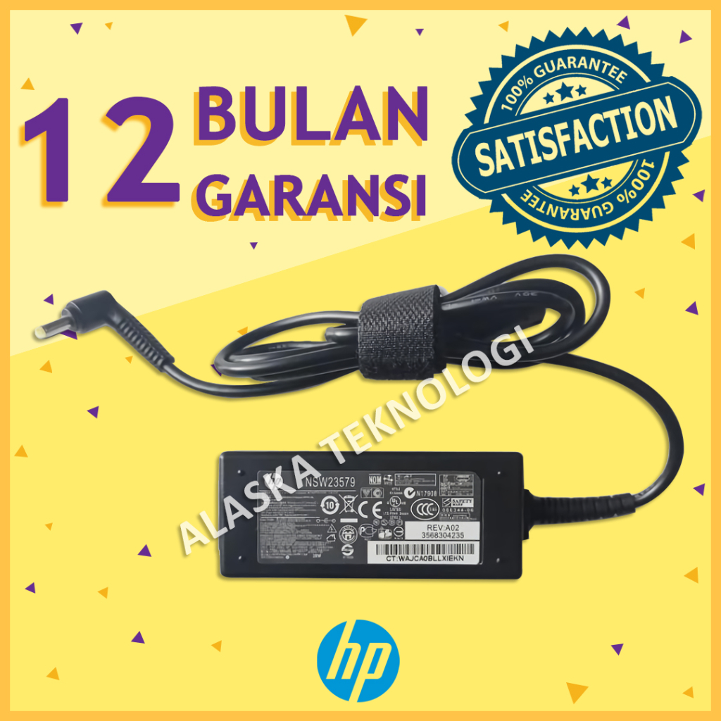 Adaptor Adapter Charger Carger Carjer Laptop Notebook HP Mini 100e 110 200 210 210t 1000 1100 2102 1