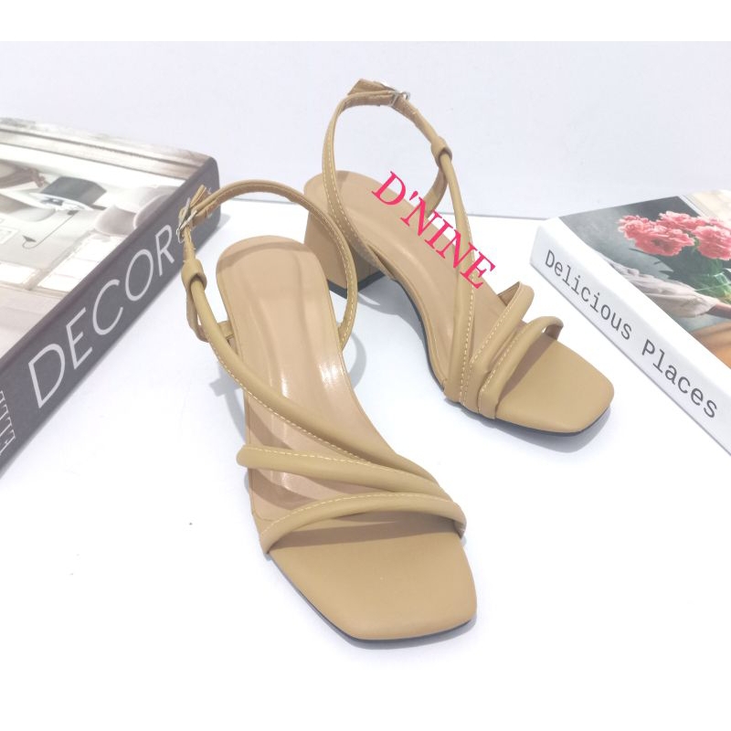 KIRAN KR 02 Sandal heels wanita 5cm