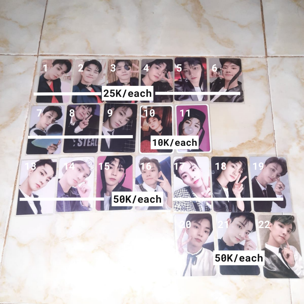 THE BOYZ Photocard Ji changmin Q The Boyz Photocard