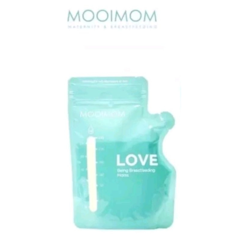 Plastik Asi Mooimom 240ml 1 pc Ecer Kapasitas Besar 240 ml Mooimom Breast Milk Storage