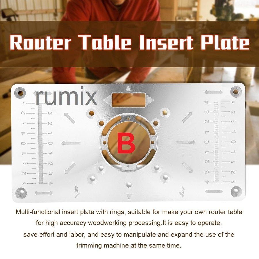 Router Plate - Insert Plate Router Table - Meja Router - Meja Trimmer