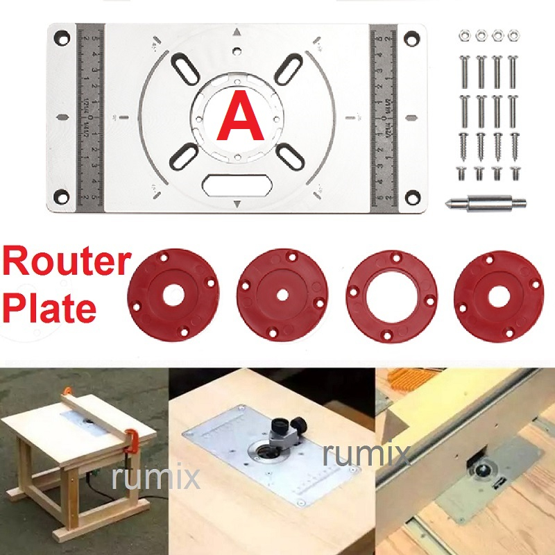 Router Plate - Insert Plate Router Table - Meja Router - Meja Trimmer