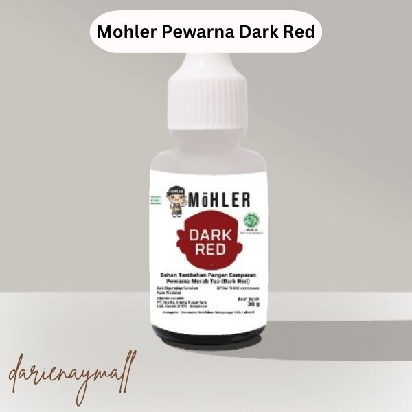 

COD ∣ Pewarna Pasta Coloring Dark Red By Mohler Perasa Dan Pewarna Makanan Minuman Warna Merah Tua