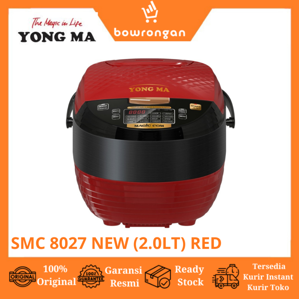 Yong Ma Magic Com Digital Rice Cooker Penanak Nasi SMC-8027 SMC 8027