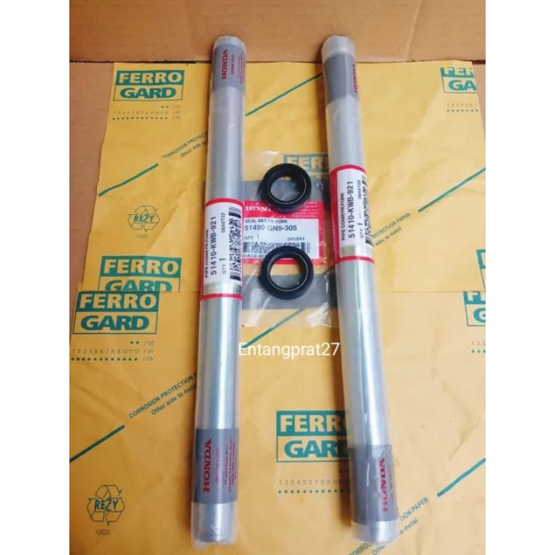 As Shock depan KWB + Seal shock Honda Revo absolute/Blade 110 lama/Revo fit 110