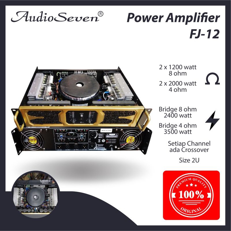 Power Amplifier Audio Seven FJ12 Original