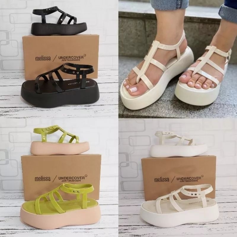 Sandal Melissa Cabire High Platfrom / Sandal wanita Melissa Cabire High Platform
