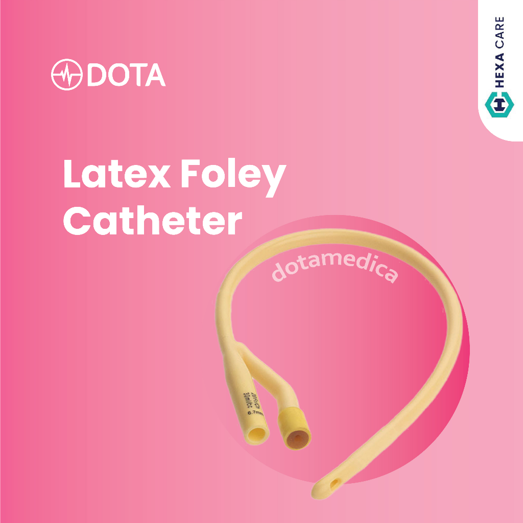 Latex Foley Catheter 2 Way (HEXACARE)