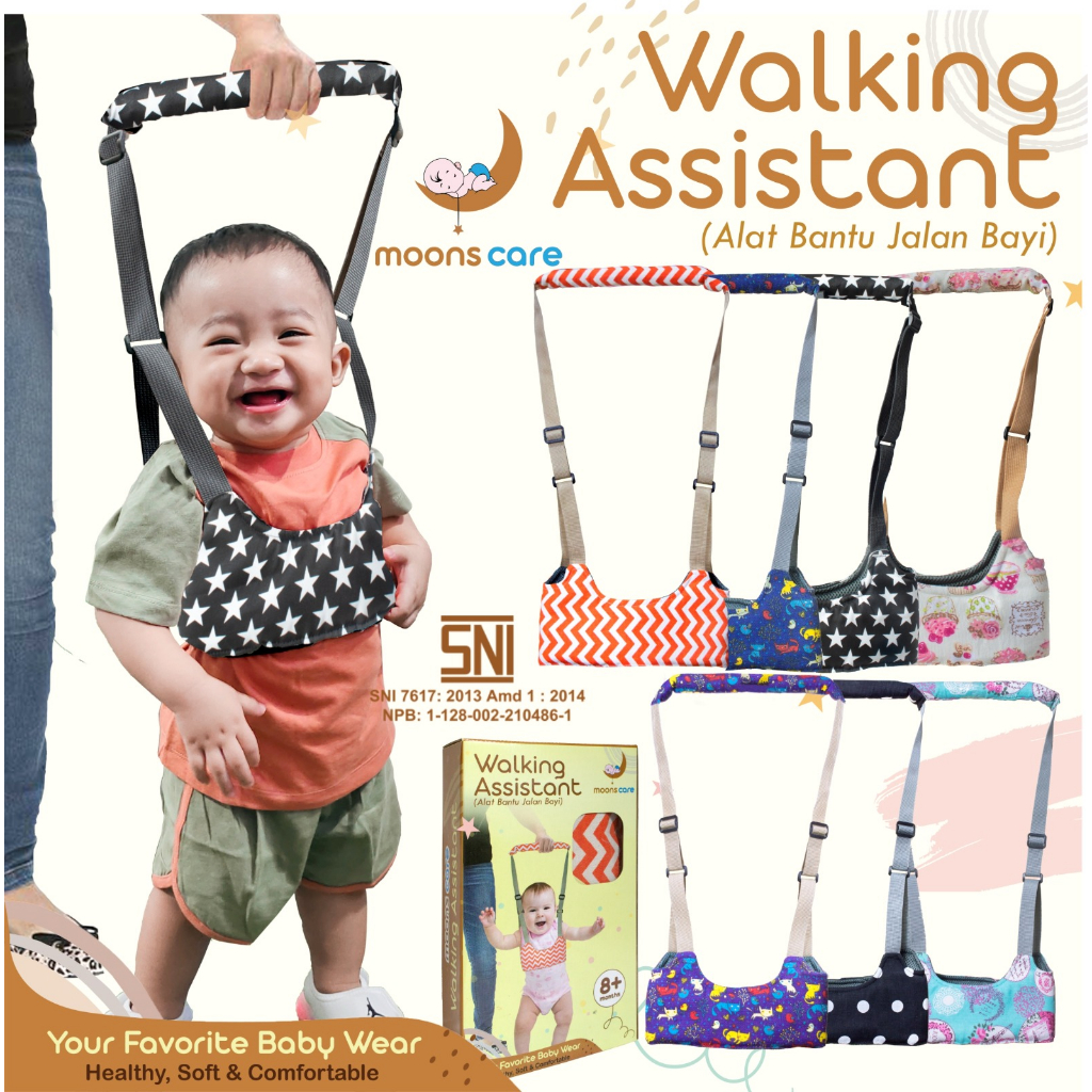 Walking Assistant Moons Care (Alat Bantu Jalan Bayi) - NEW! Alat bantu jalan Sabuk Pengaman untuk Belajar Jalan