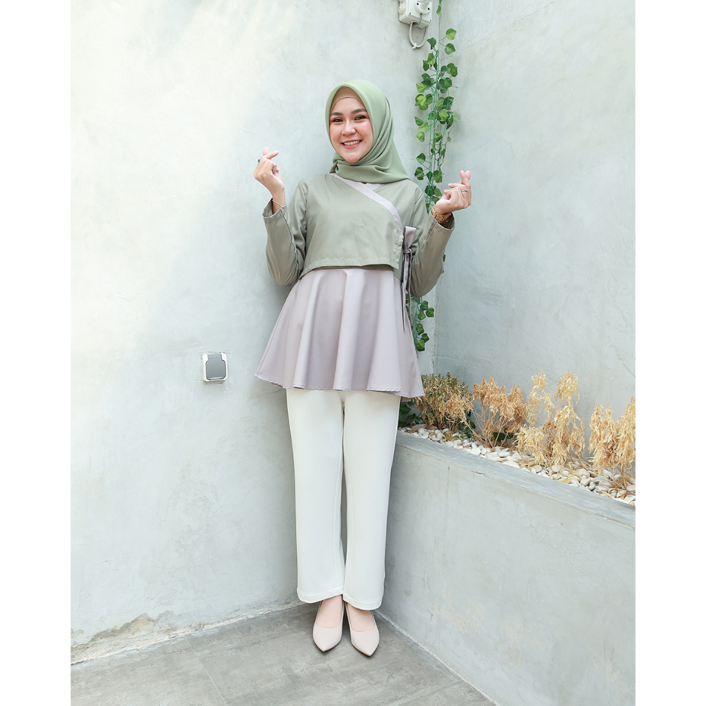 ALUM Blouse - Pakaian Wanita Terbaru by Hijab Mamah icis