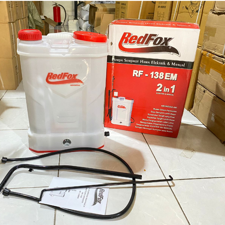 Redfox Pompa Semprot Hama Manual/Elektrik  13.8 LITER  Tengki/Tangki Semprot Hama Pompa Manual RF-16