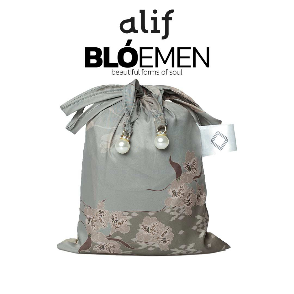 ALIF MUKENA MINI MOTIF PARASUT PREMIUM KOREA TRAVEL - JASMINE IN KHAKI ( MKN-209 )