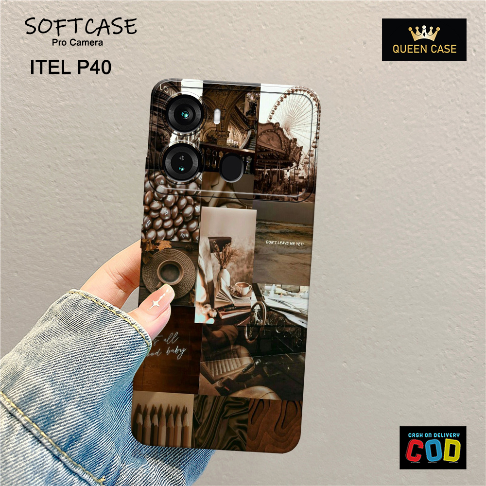 Softcase Hp Itel P40 Terbaru - Fashion Case Aesthetic - Case Hp Itel P40  - Casing Hp Itel P40 - Kes