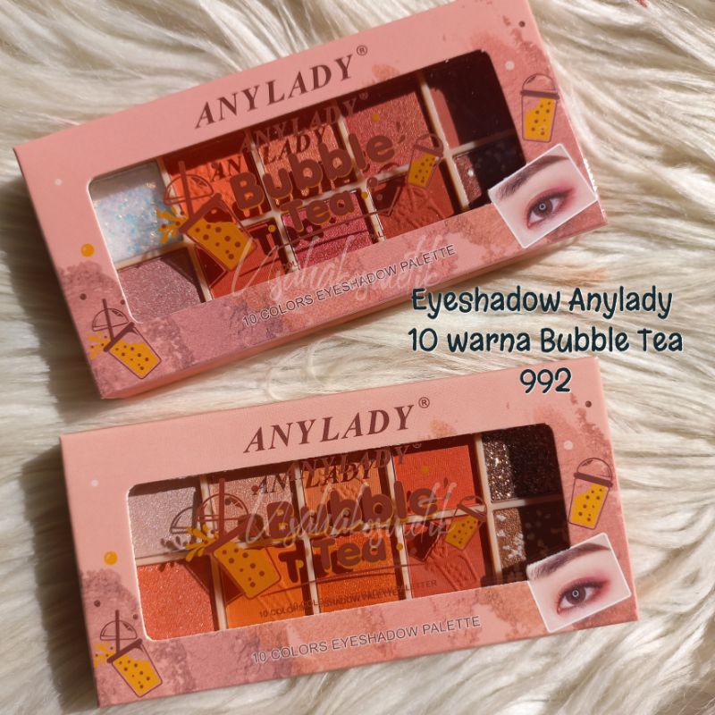 ECER EYESHADOW ANYLADY 10 WSRNA LUCKY CHARM/BUBBLE TEA 989/992