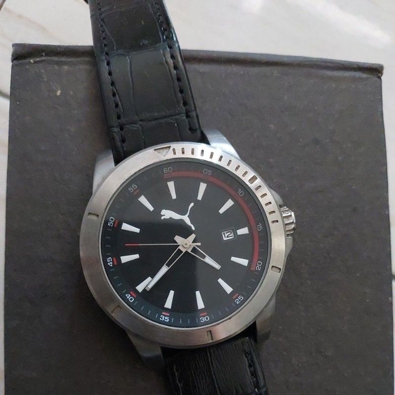 Jam tangan Original Puma big size dim 5cm  preloved second bekas
