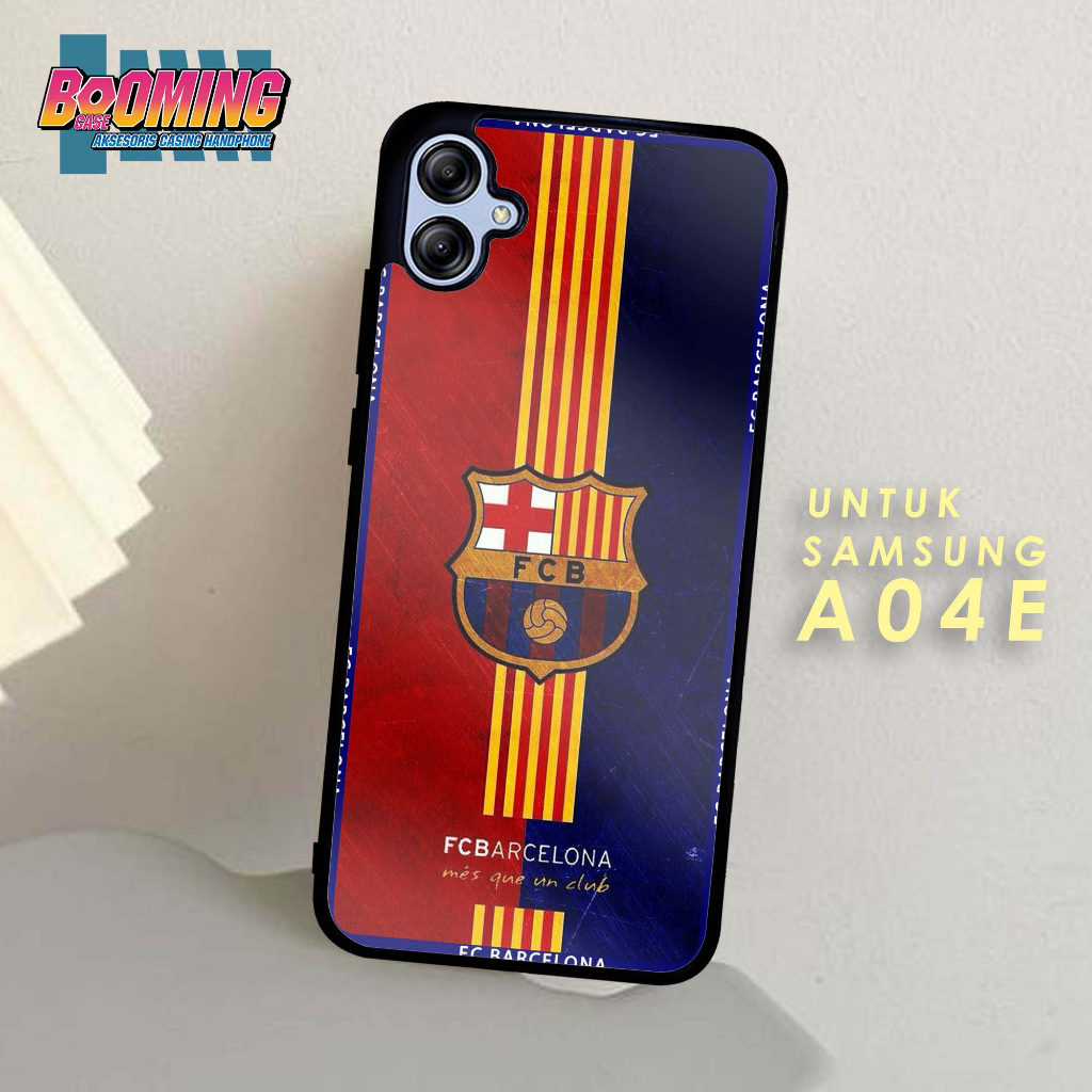 Case Samsung A04E Casing Samsung A04E Motif BOLA Hardcase 2D Glossy - Case Kilau - Softcase - Phone 
