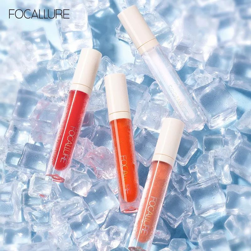 Focallure Plump Nourishing Lip Gloss Tinted Shimmer Glitter | Glossy Finish
