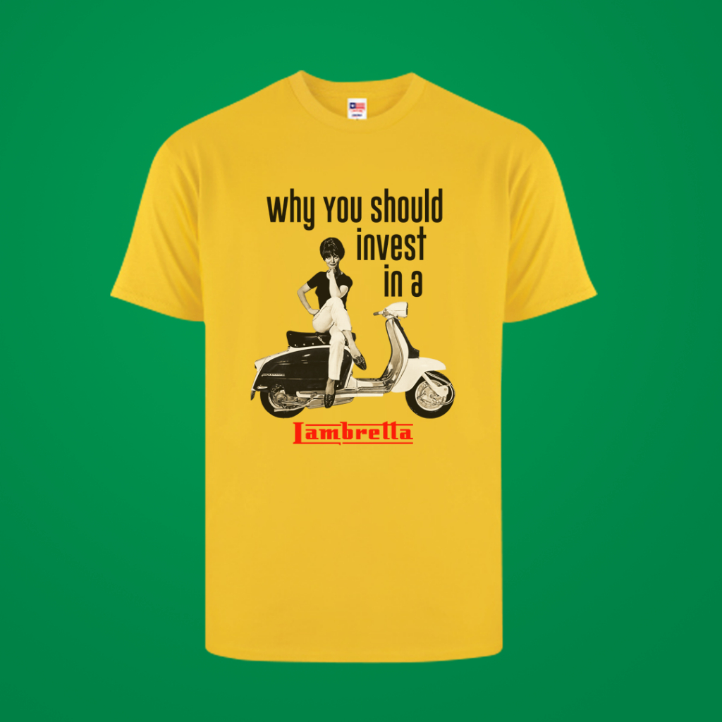 Baju Kaos Tshirt Lambretta Scooter