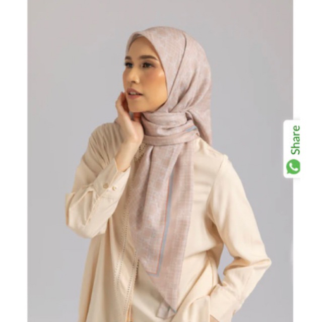 MONOGRAM SCARF SEASHELL KAMIIDEA