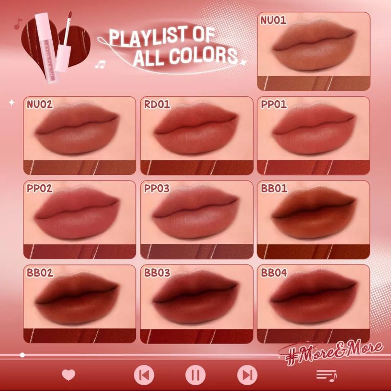 Pinkflash Velvet Airy Matte Mousse Lip Tint