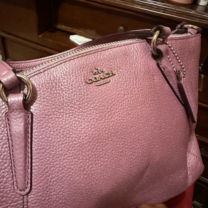 Preloved Coach Kelsey Mini Metallic Lilac Pernah Pakai