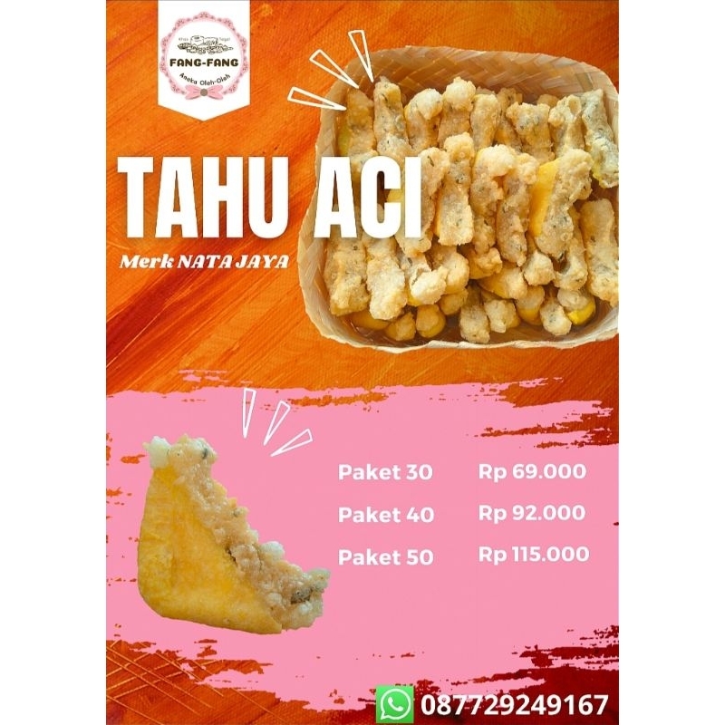 

TAHU ACI MERK NATA JAYA KHAS TEGAL