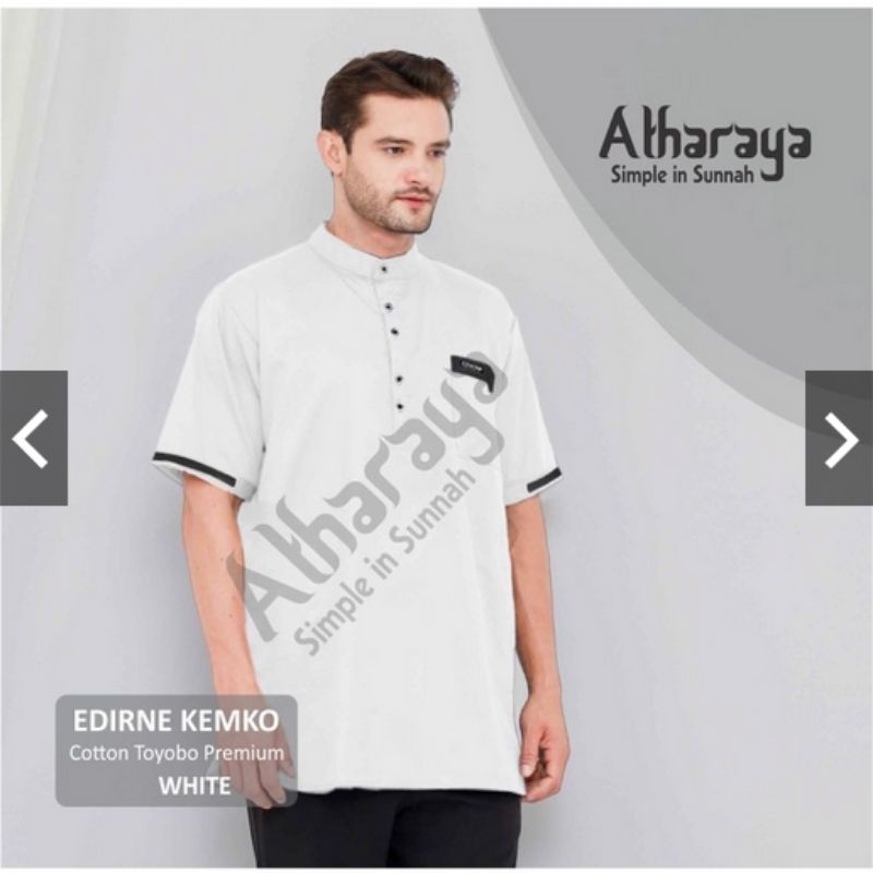 BAJU KOKO PRIA LENGAN PENDEK TOYOBO FODU SILKY QUALITY