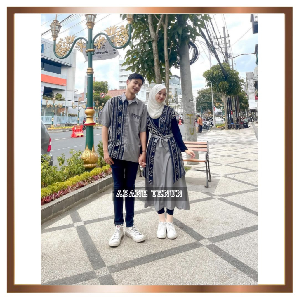 SET COUPLE PASANGAN TENUN COUPLE ANDIN BATIK TENUN COUPLE