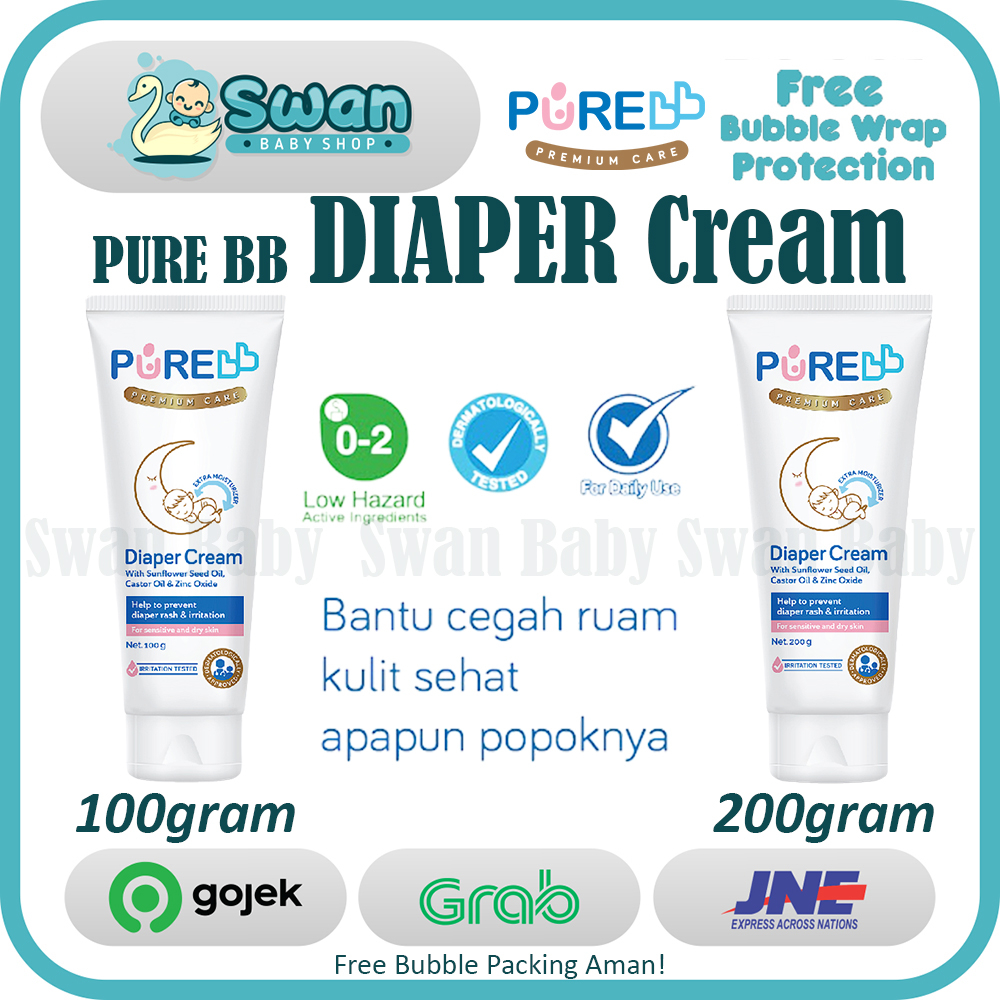 Pure BB Diaper Cream Semua Ukuran 100g / 200g