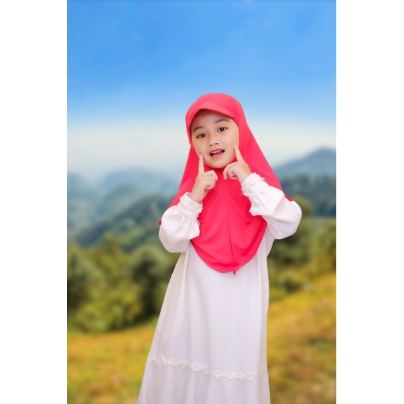Hijab Anak,Kerudung Instan Anak,Mukena Anak