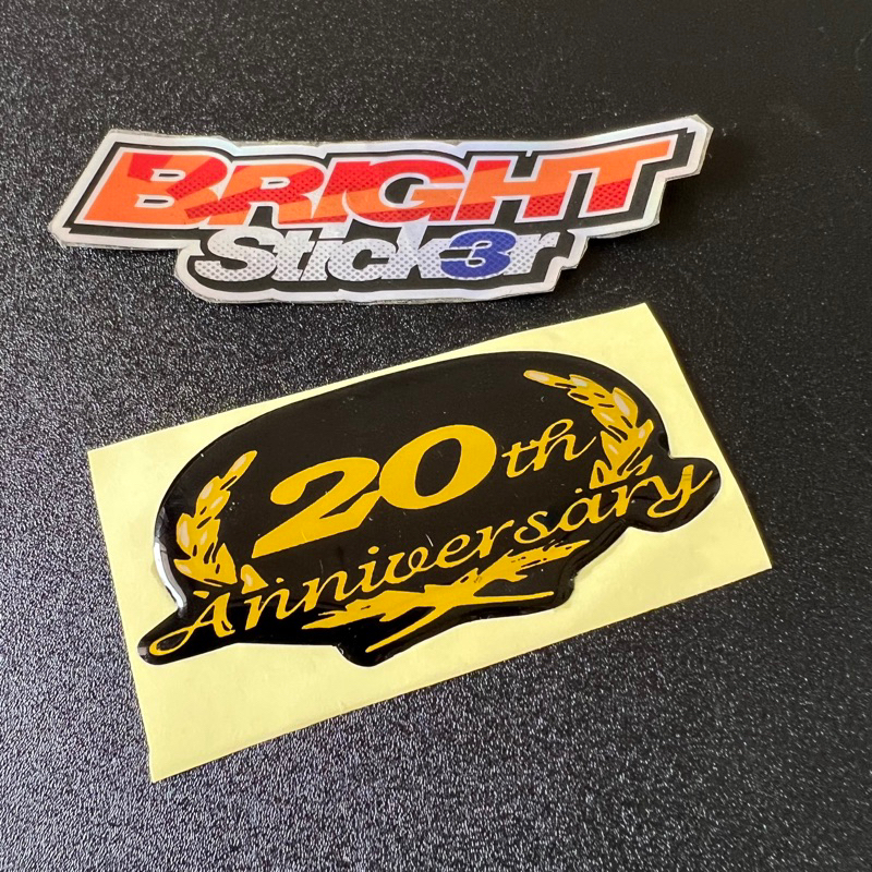 Stiker Sticker Emblem 20th Anniversary YAMAHA RX KING timbul